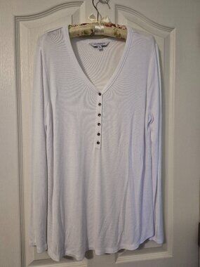 Liverpool White Long Sleeved Ribbed Shirt - Xtra Large